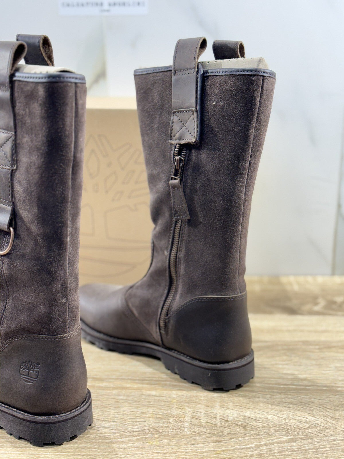 Timberland 6 Inch Pelle Junior Boot Pelle Timberland Icon Waterproof 38