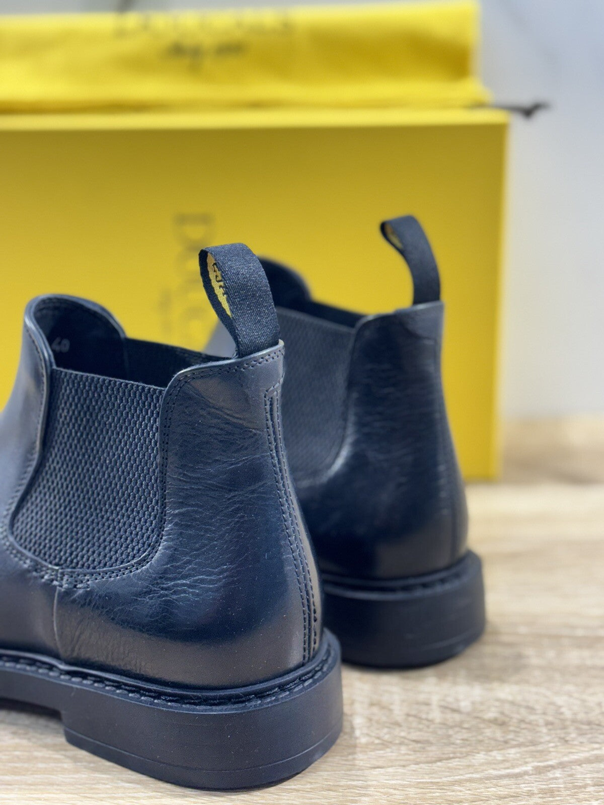 Doucal’s Chelsea Boot Uomo Luxury Men Doucal’s Men Boot Pelle Nero 40