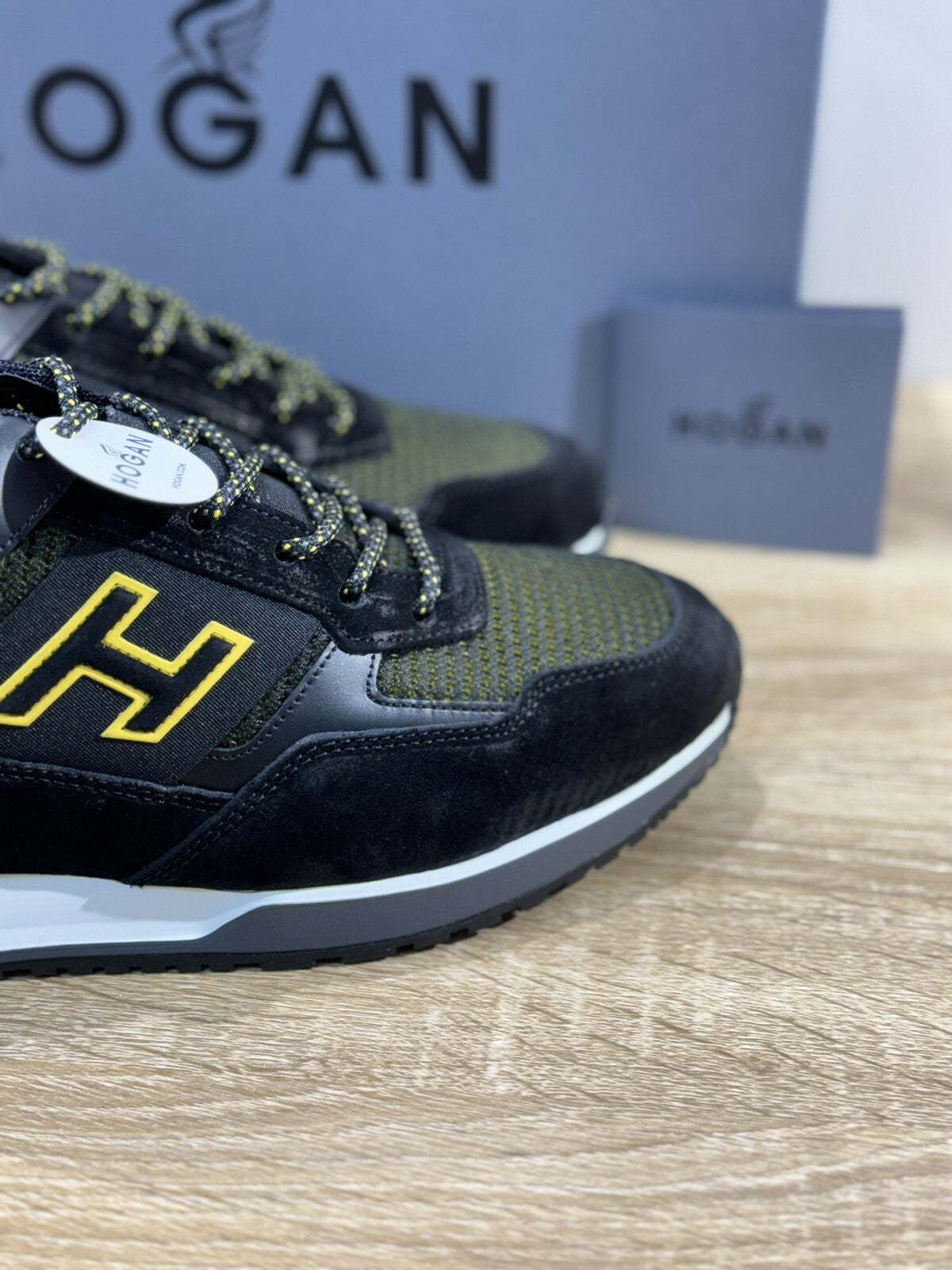 Hogan H321 pelle Nero luxury hogan men shoes 40.5