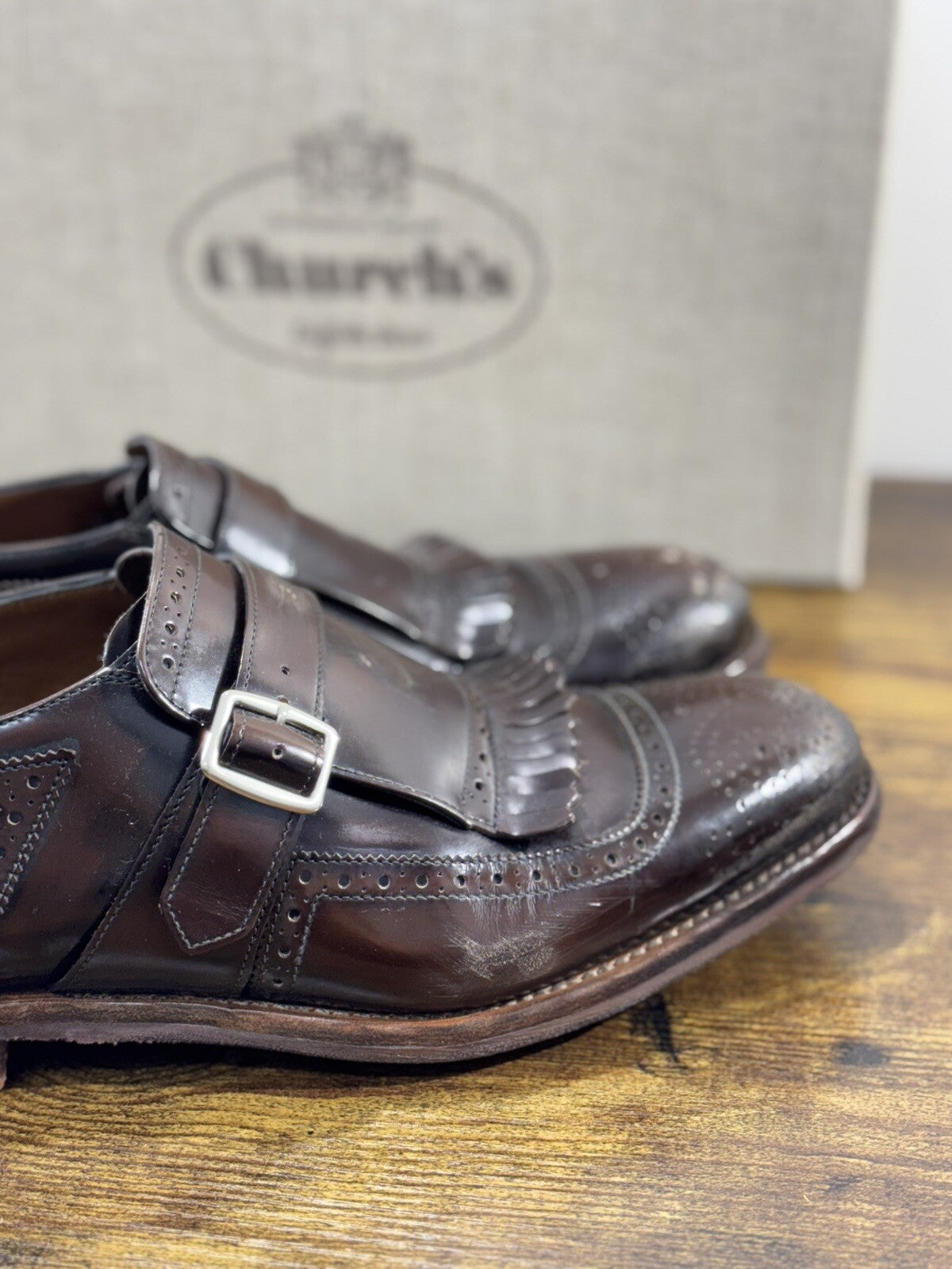 Church’s Shangai Mocassino Uomo Polish Brown Luxury Icon Men Church’s 40