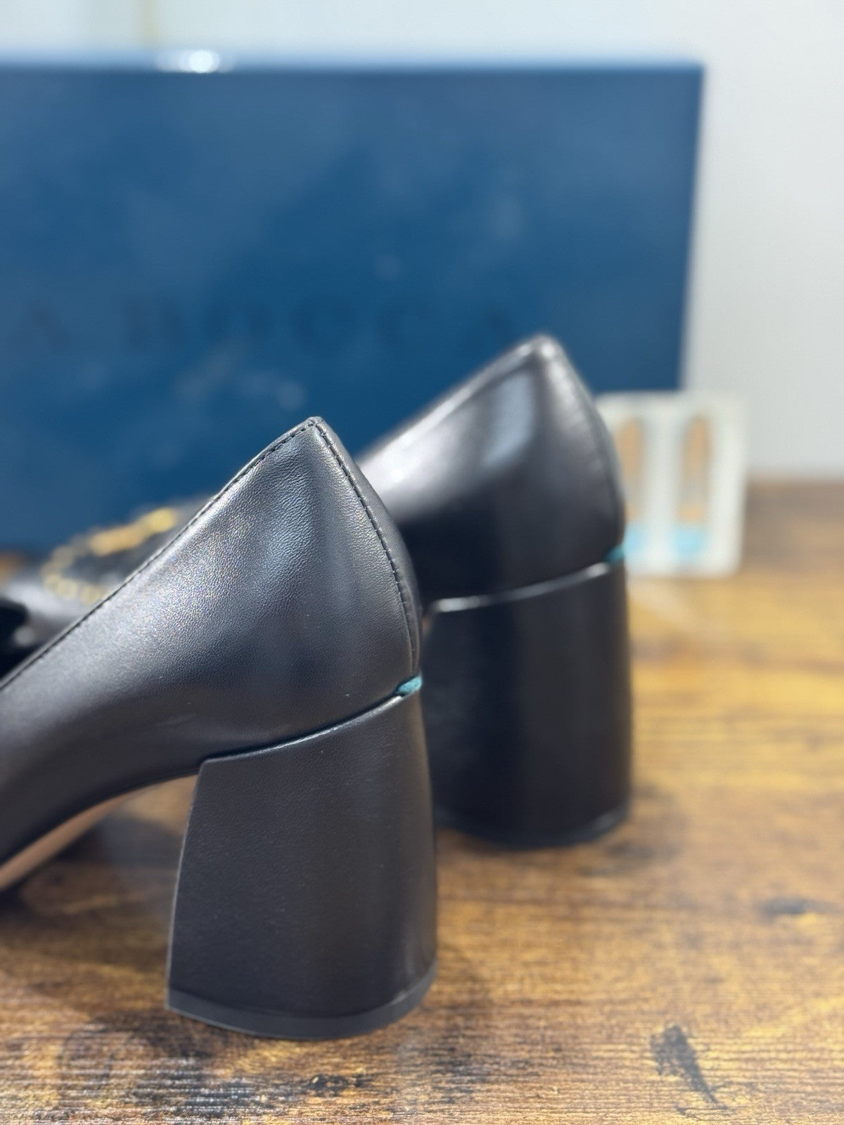 A.bocca Mocassino Con Tacco Pelle Nera Icon A.bocca Donna 38