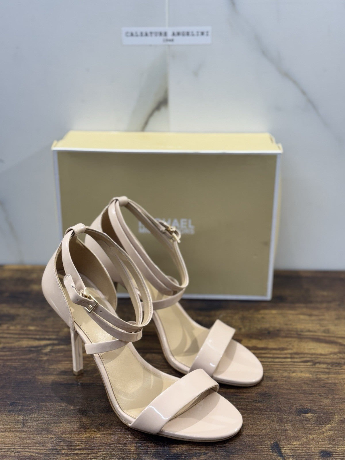 Michael Kors Sandalo Astrid In Pelle Beige Casual Donna 38.5