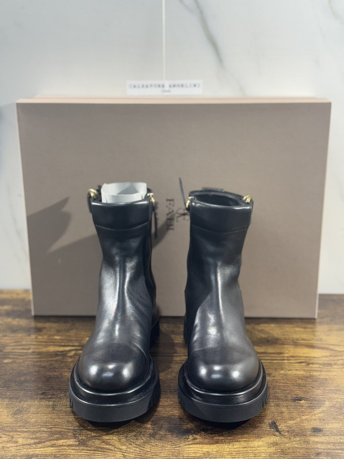 Fabi Chelsea Boot Donna Pelle Nero Luxury Woman Boot Fabi Extra Light 39