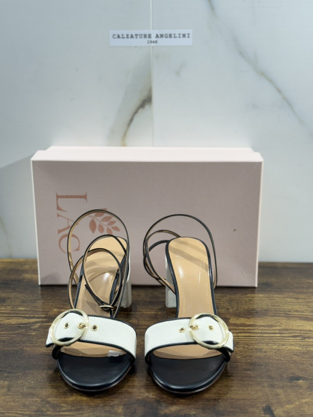 Relac Sandalo Donna Pelle Nera Handmade Shoes Relac 38