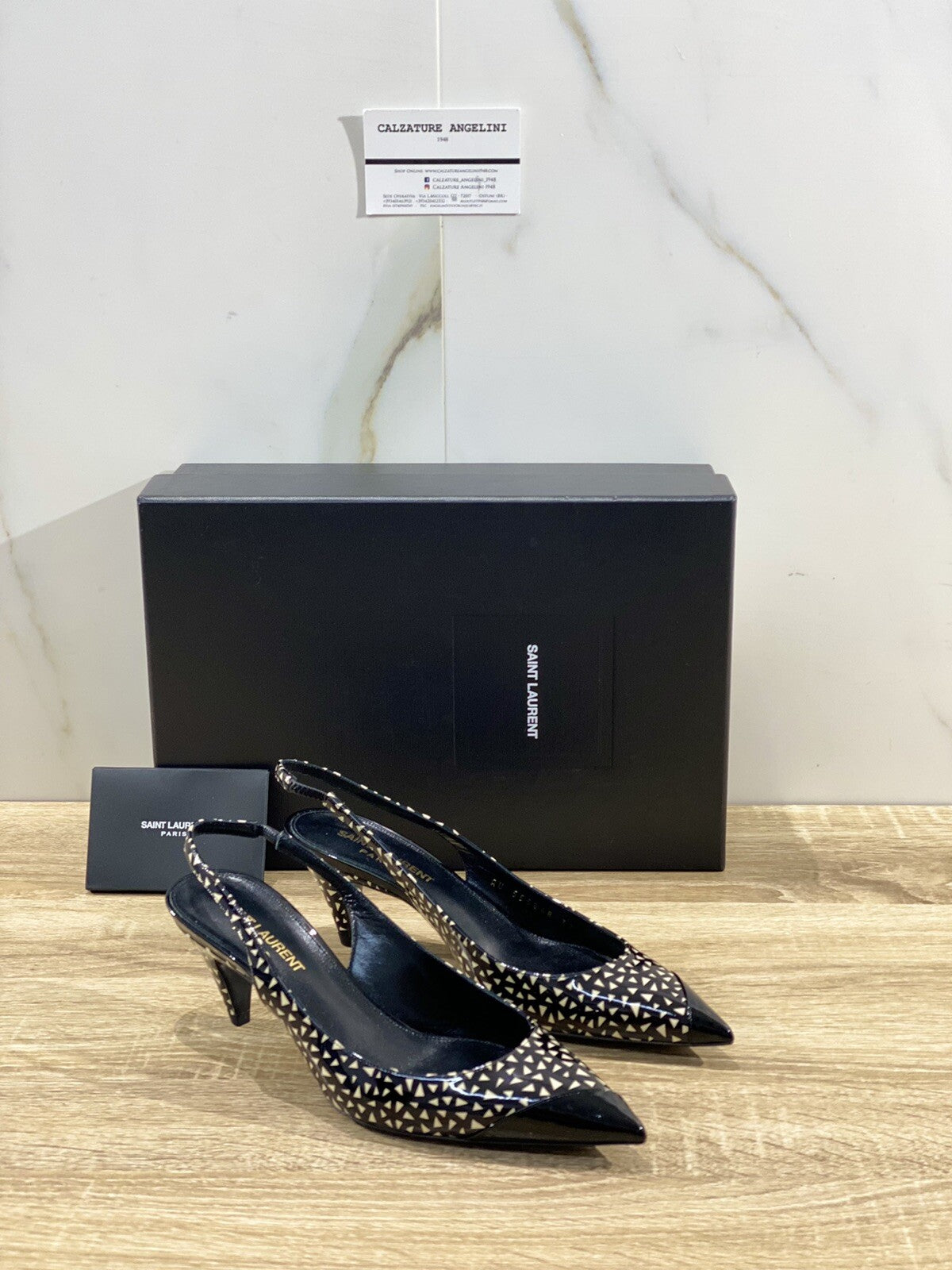 Saint Laurent Scarpa Donna Charlotte Slingback 55 Luxury Woman Shoes 37