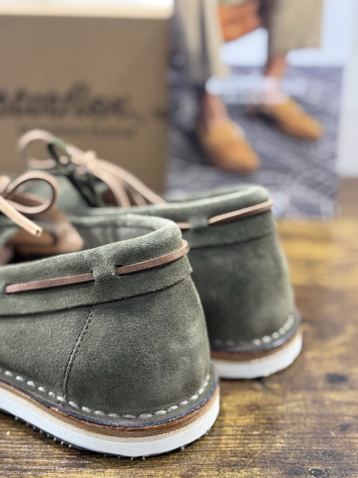 Astorflex Scarpa Dockflex Suede Salvia Handmade Quality Uomo 41