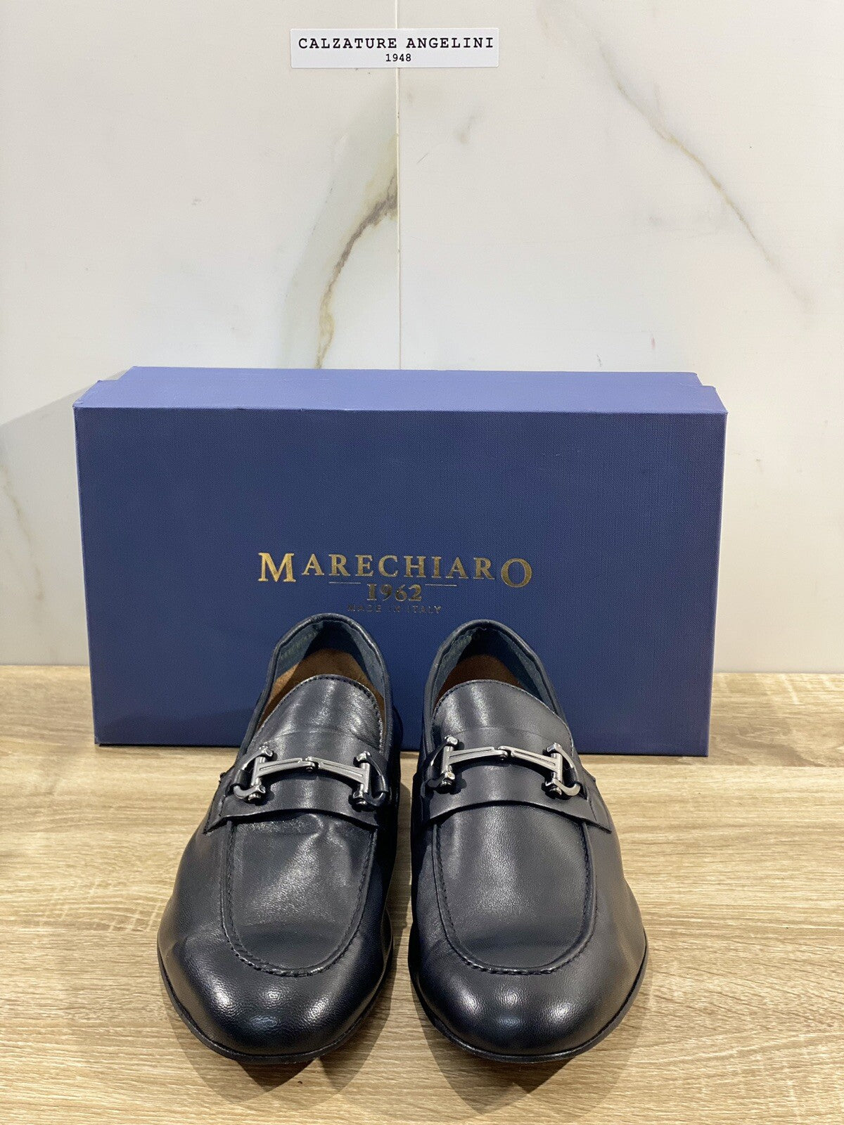 Marechiaro 1962 Mocassino Uomo Pelle Nero Fully Made In Italy 45