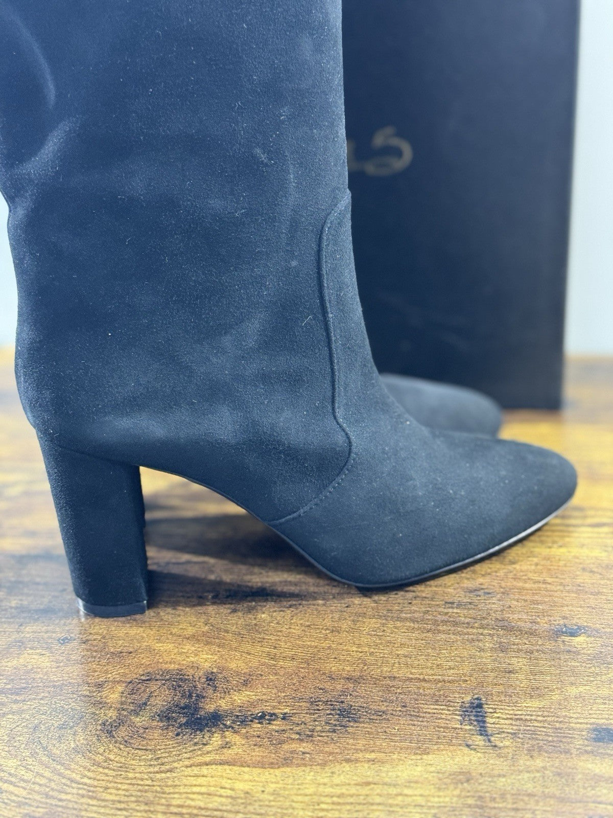 Via roma 15 stivale donna 3865 Suede Nera luxury boot via roma 15 Icon 40