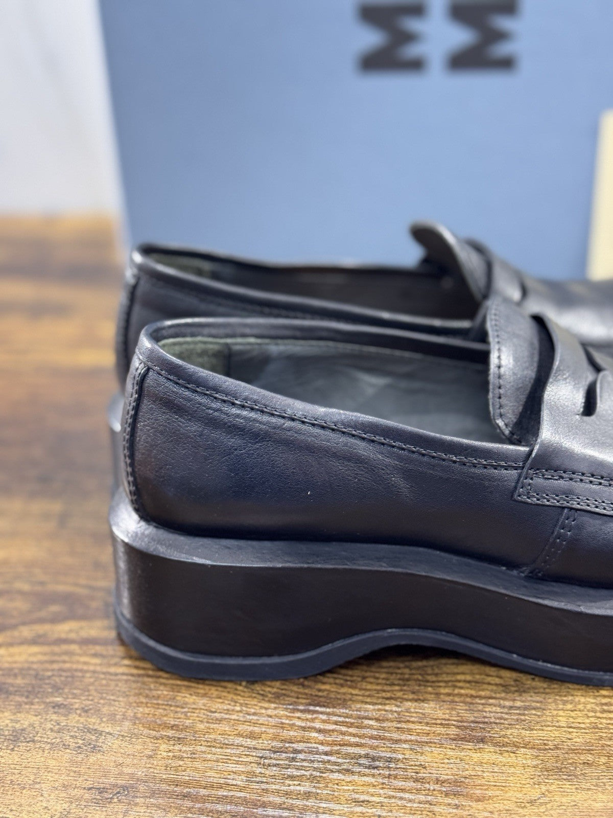Moma Mocassino Pelle Nero Fatto A Mano In Italia Luxury Moma Boot Donna 39