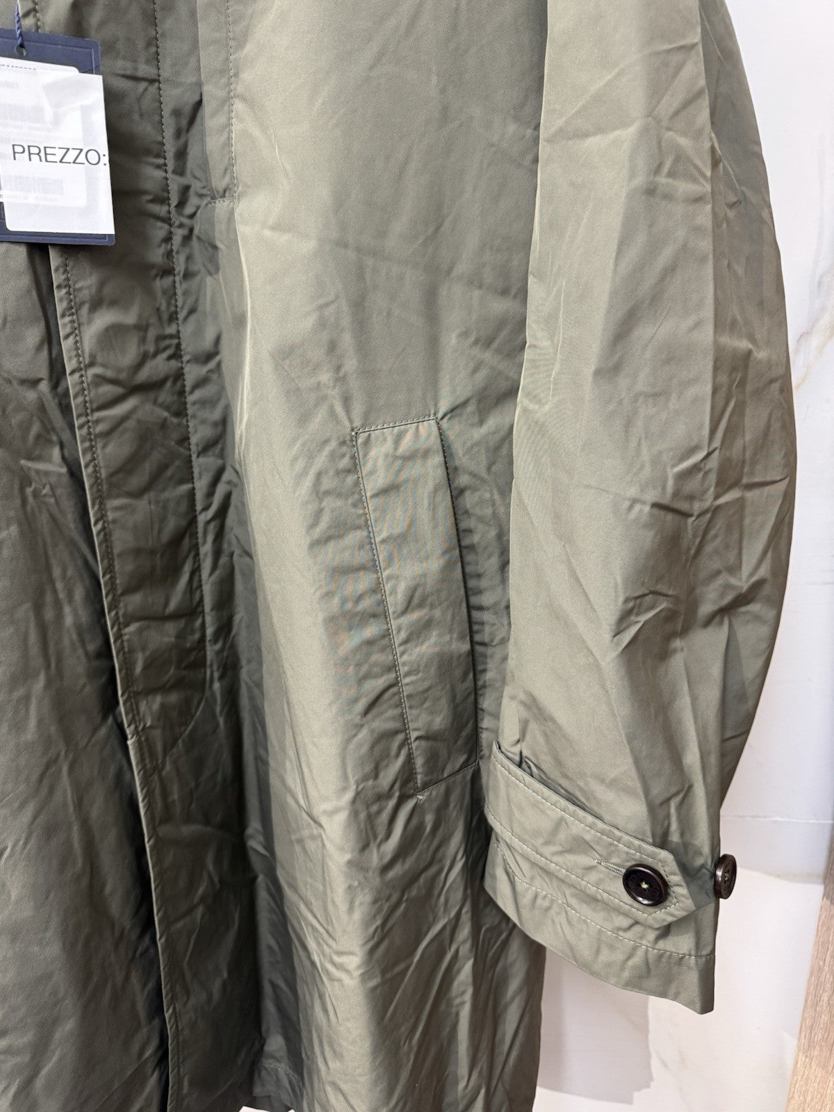 Fay Impermeabile Uomo 2 Pezzi Verde Militare Luxury Fay Uomo M