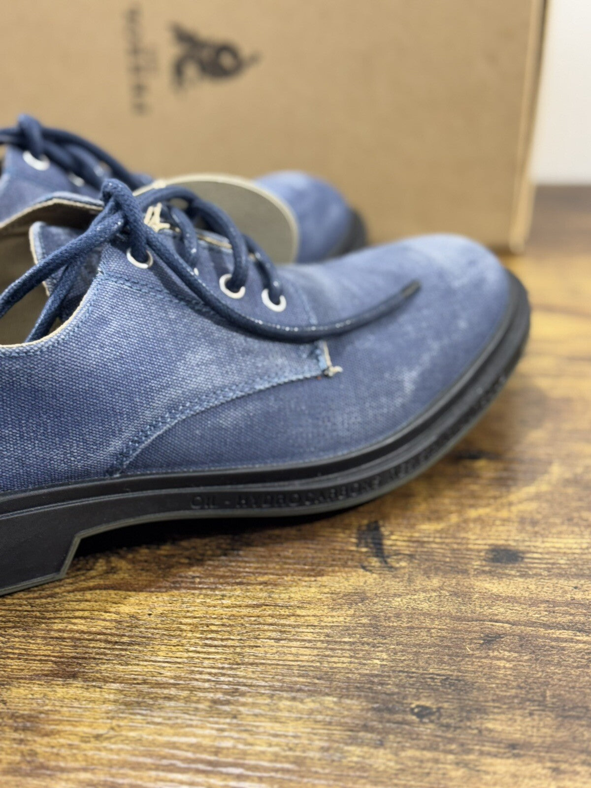 Pezzol 1951 Scarpa Uomo Derby Archivio 62 Canvas Blu 40