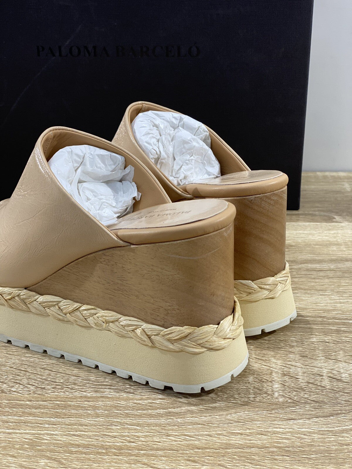 Paloma Barcelo’ sandalo donna Anapu Pelle Lory Reflex zeppa 40
