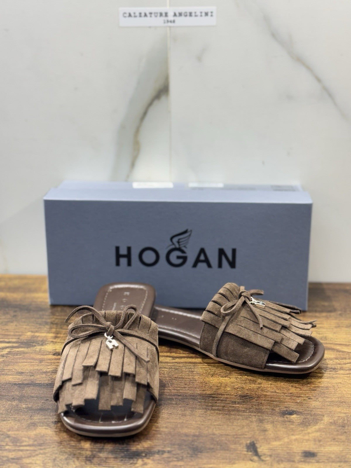 Hogan H685 Sandalo Suede T Moro Casual Hogan Donna 36