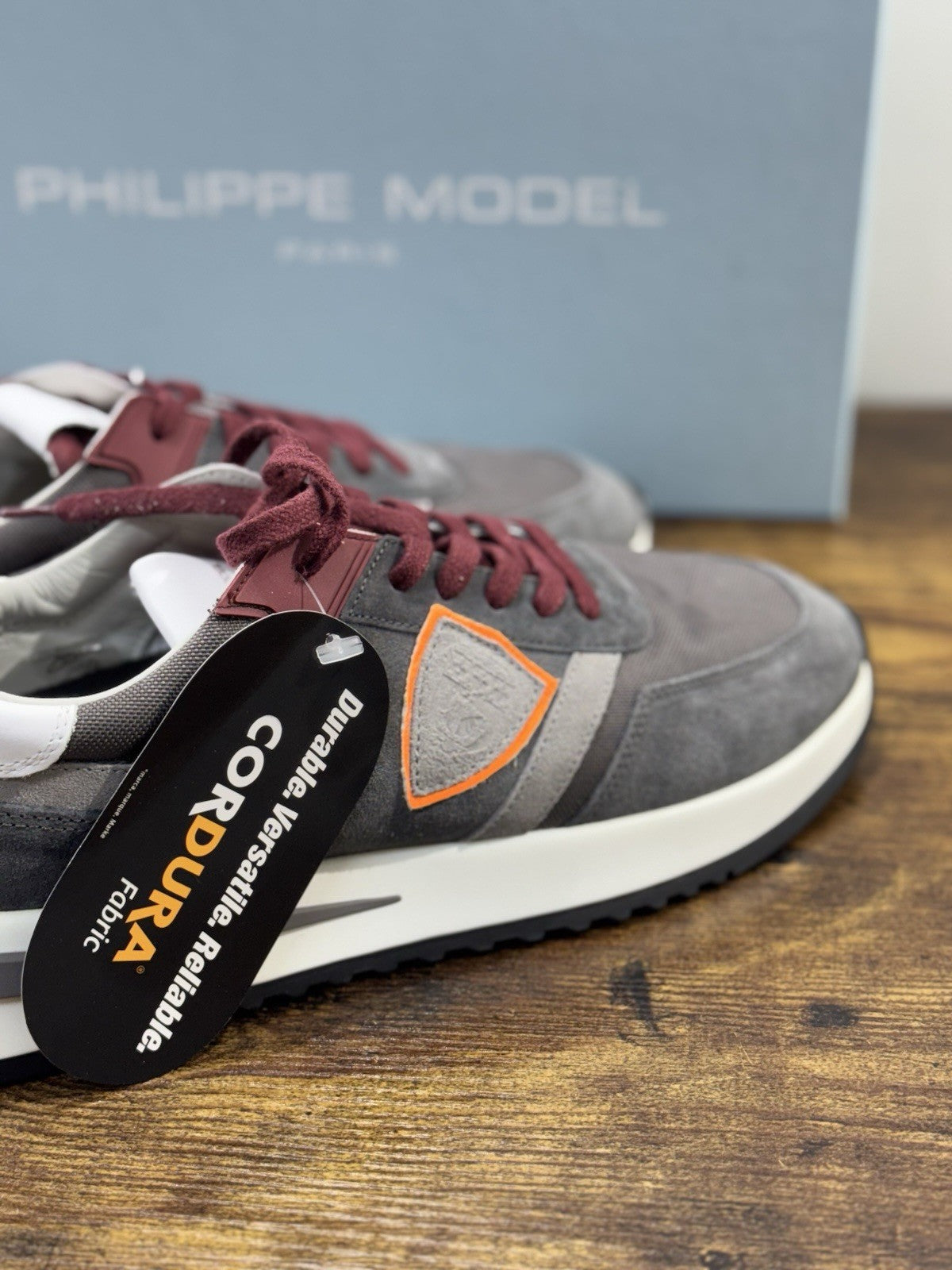 Philippe Model Tropez Sneaker Pelle Grey Casual Uomo 41
