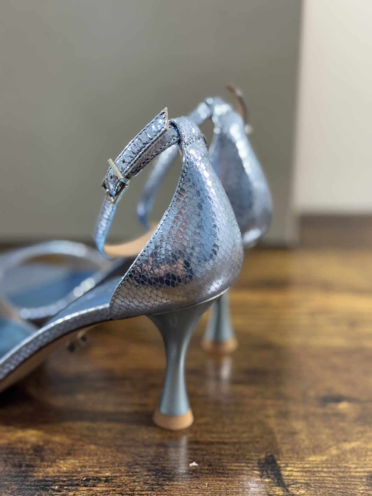 Sergio Levantesi Sandalo Donna Ghops Platino Luxury Woman Sandal 40