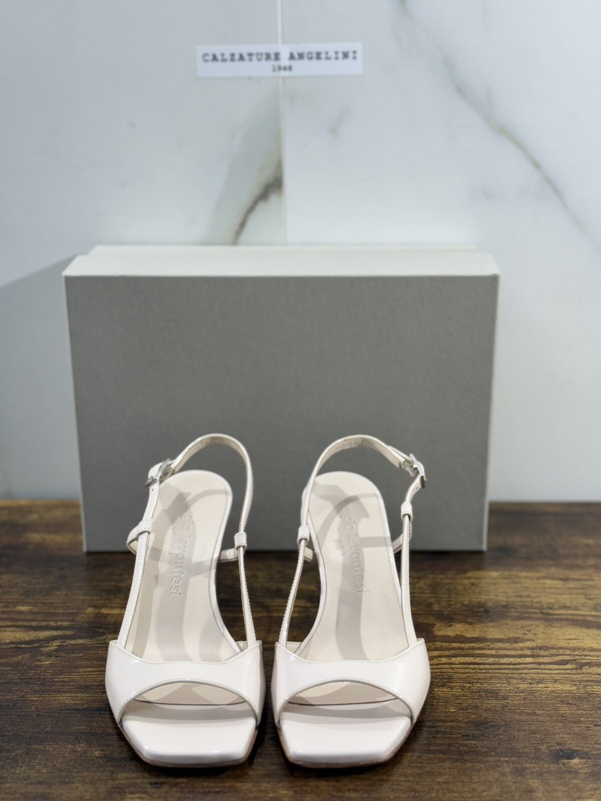 Sergio Levantesi Sandalo Stone Pelle Ilenia Luxury Woman Sandal 36