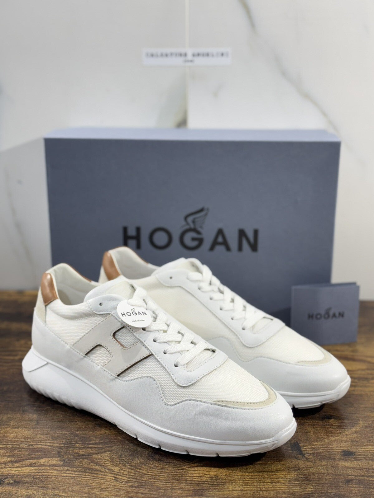 Hogan Interactive sneaker Pelle Bianca memory foam Luxury Hogan Men 43.5