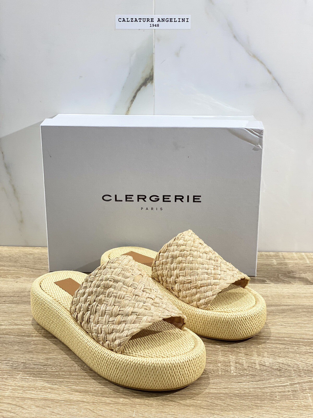 Clergerie Sandalo Donna Ajoe Raffia Naturale Luxury Clergerie Loafer 39.5