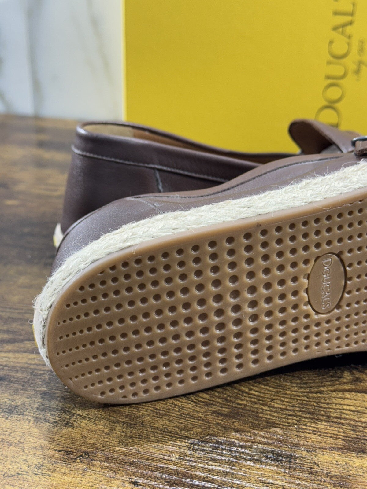 Doucal’s Scarpa Uomo Icon Doppia Fibbia Pelle Luxury Men Doucal’s Shoes 40