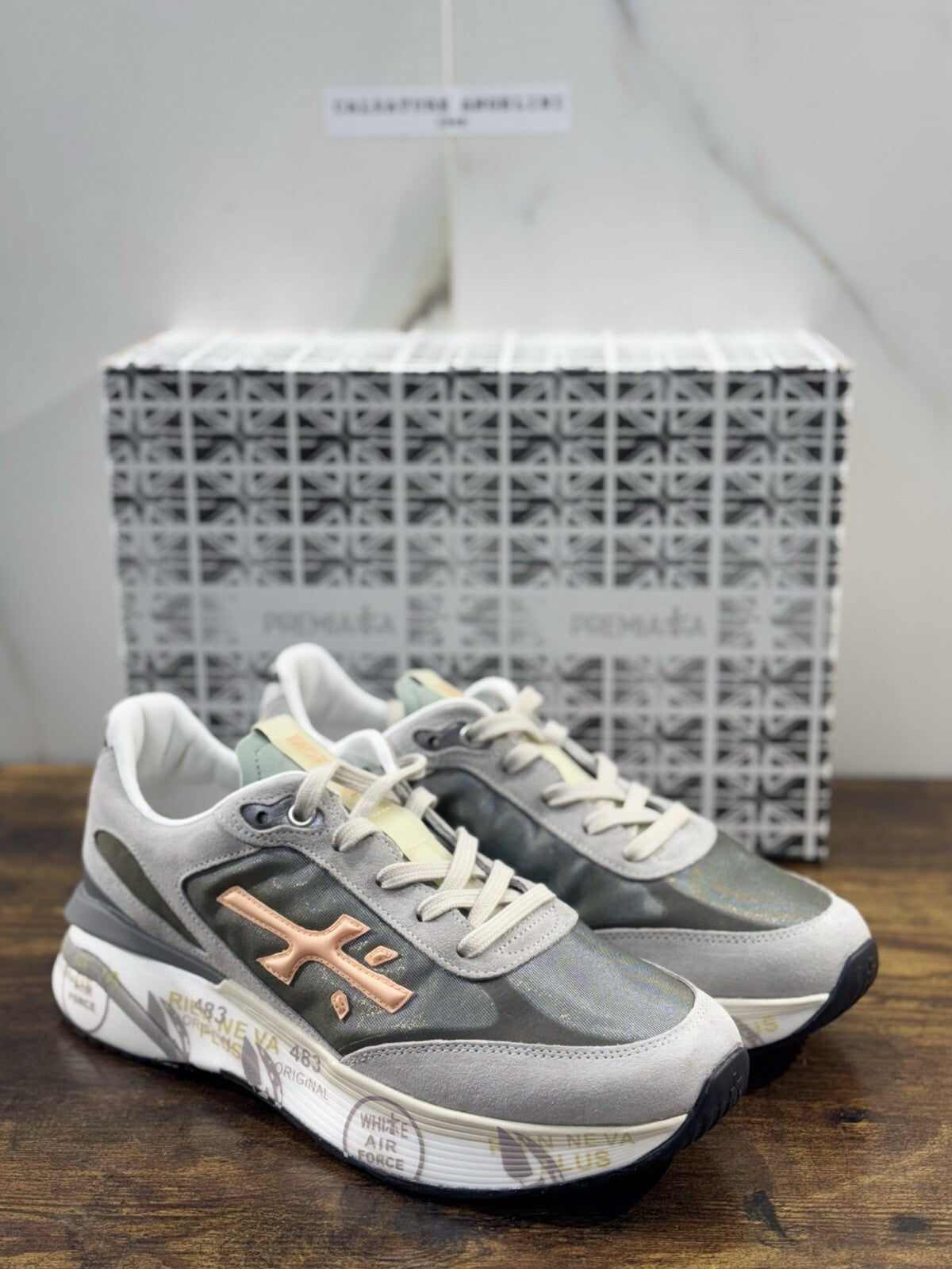 Premiata Sneaker Donna Moe Run Grey Causal Premiata Donna Woman Sneaker 40