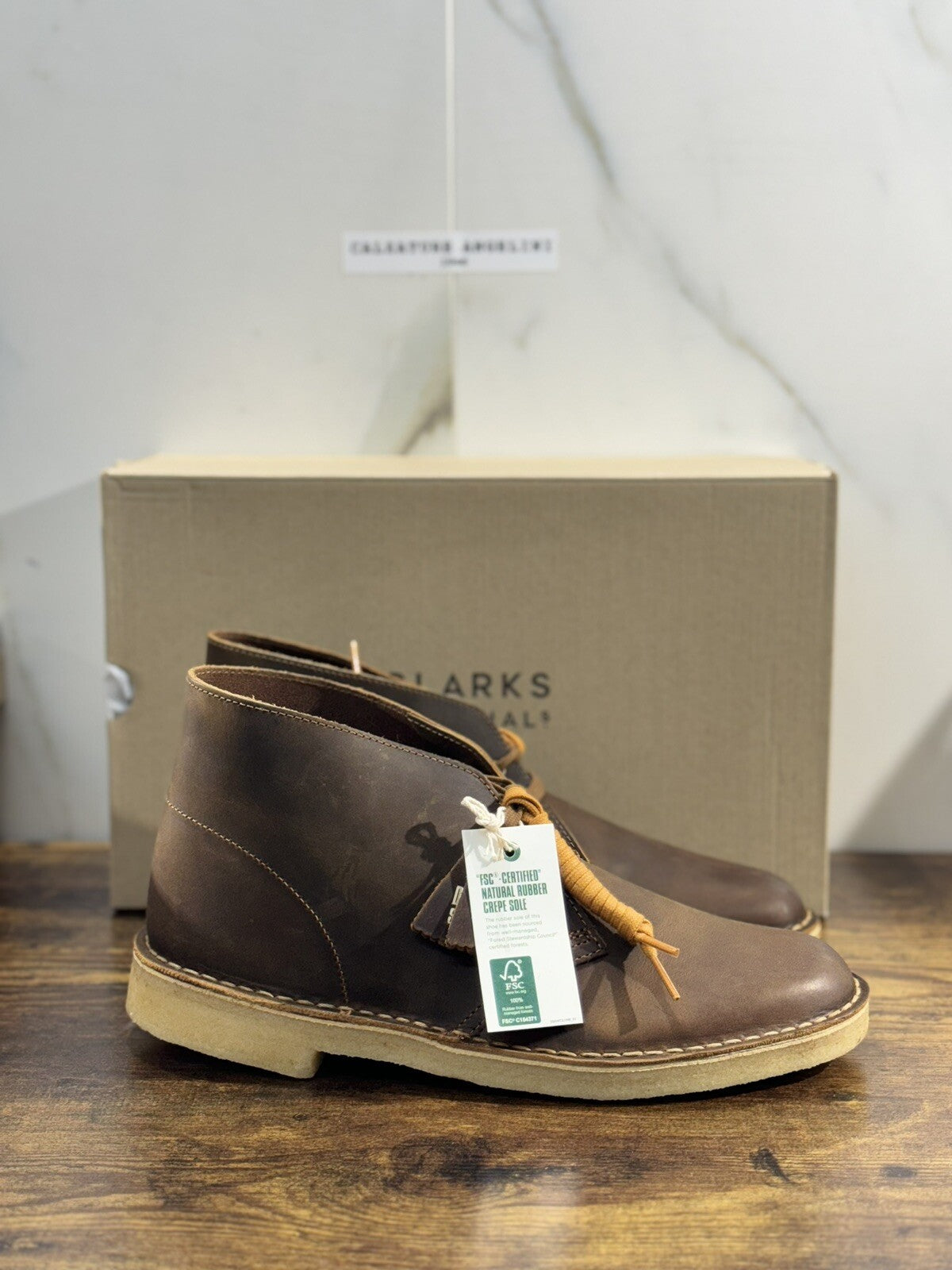 Clarks Desert Boot Scarpa Uomo Pelle Brown Icon Clarks Men Shoes 40