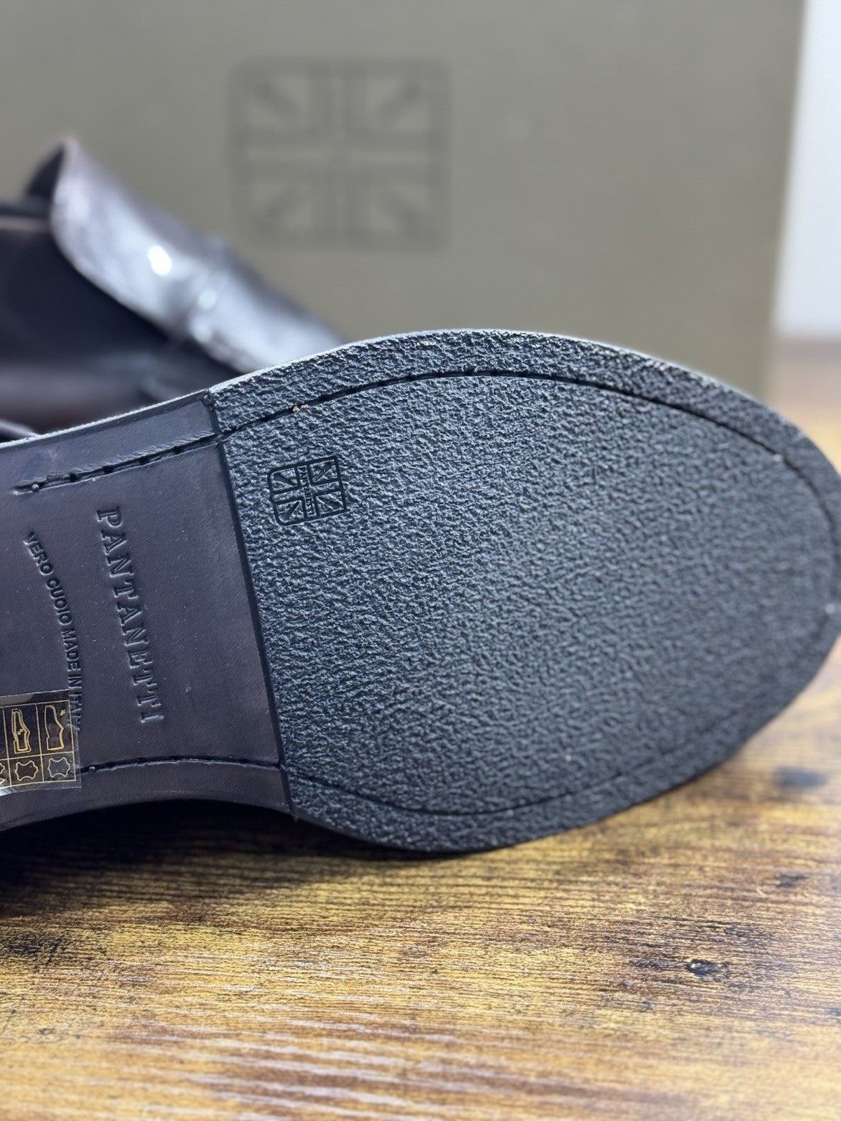 Pantanetti Mocassino Uomo Pelle Tabacco Casual Luxury Men Shoe 43