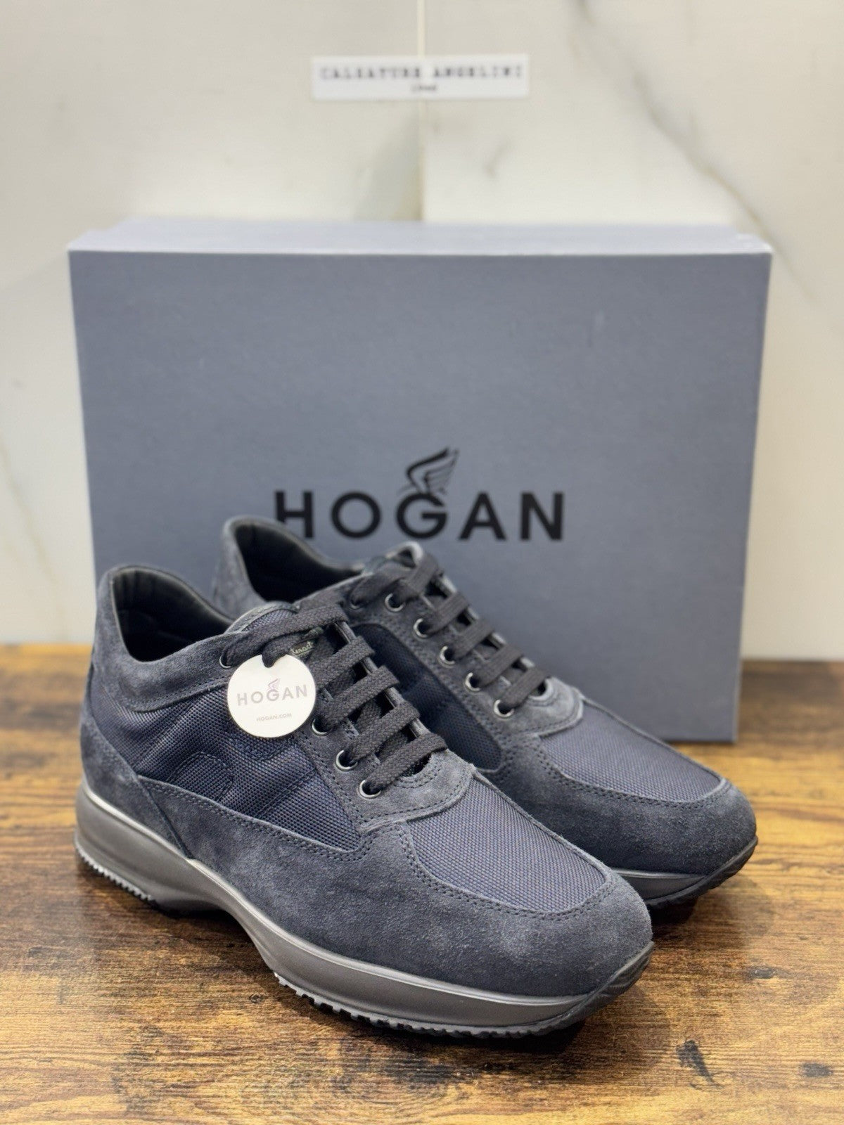 Hogan Interactive Suede Blu Casual Uomo Hogan 42
