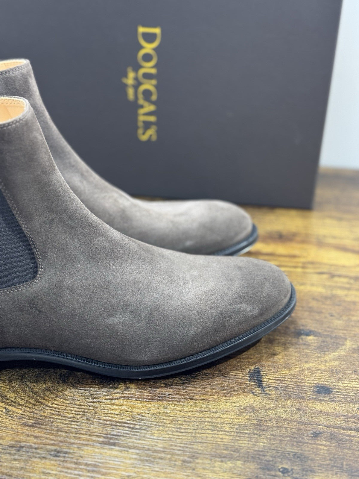 Doucal’s Chelsea Boot Suede T Moro Casual Boot Uomo 41