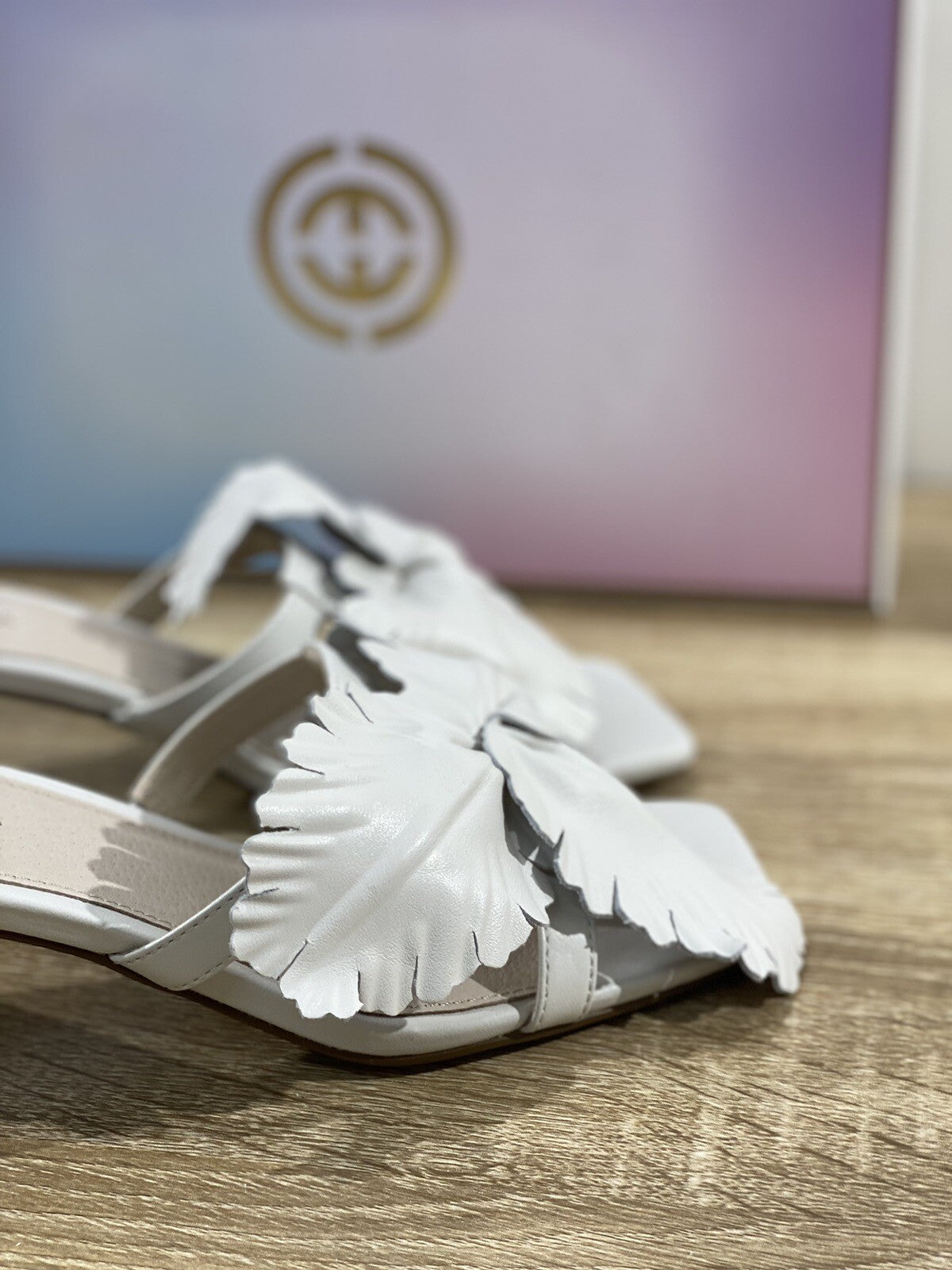 Cecelia New York Sandalo Ciabatta Donna Pelle WhiteCasual Luxury Woman Sandal 37