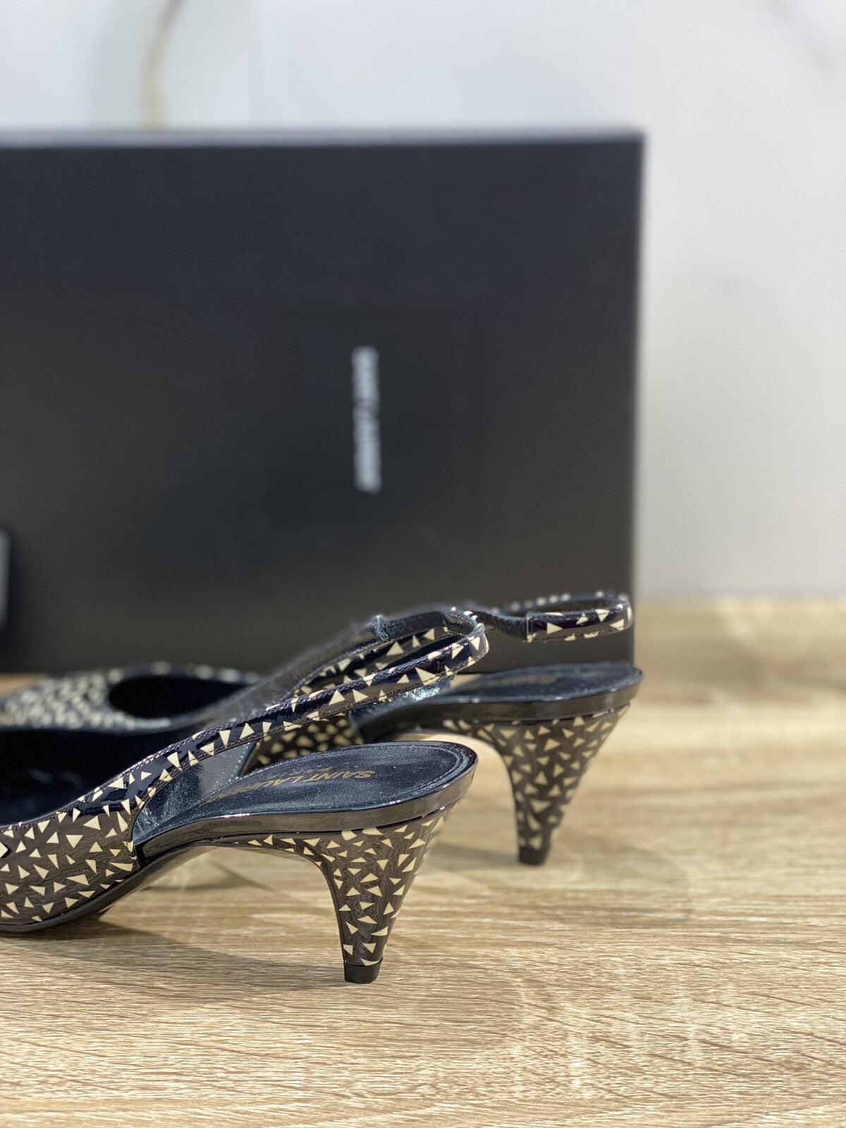 Saint Laurent Scarpa Donna Charlotte Slingback 55 Luxury Woman Shoes 37