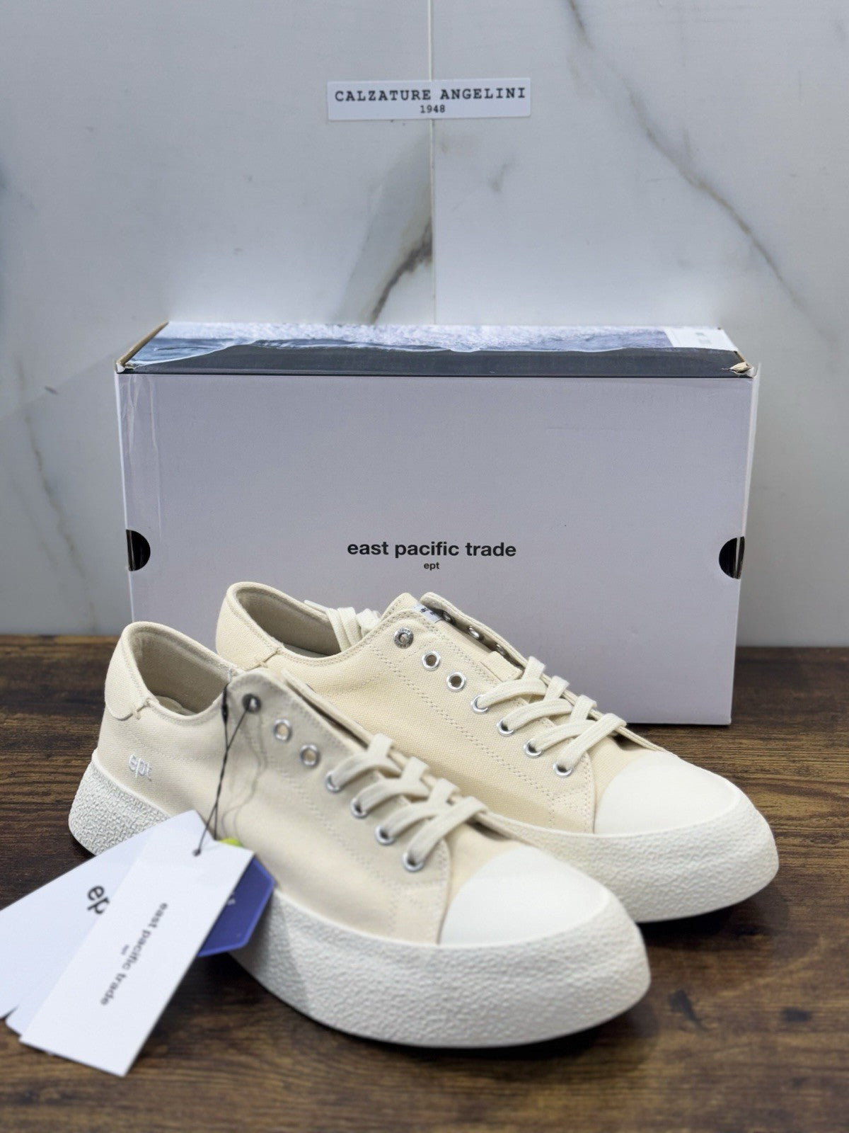East Pacific Trade Sneaker Natural Casual Uomo 45