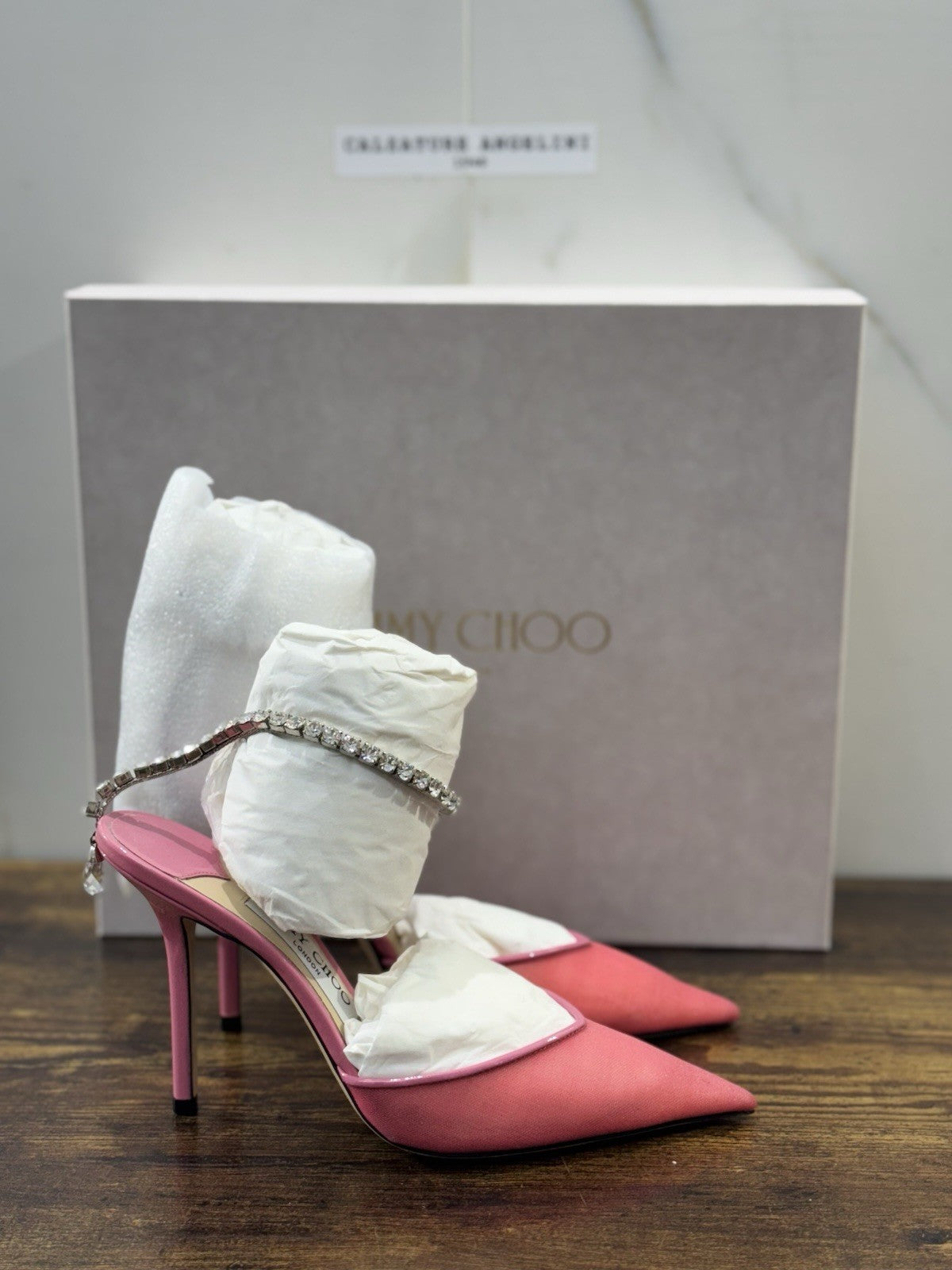 Jimmy Choo Saeda 105 Sandalo Luxury Jimmy Choo Scarpa Donna 36