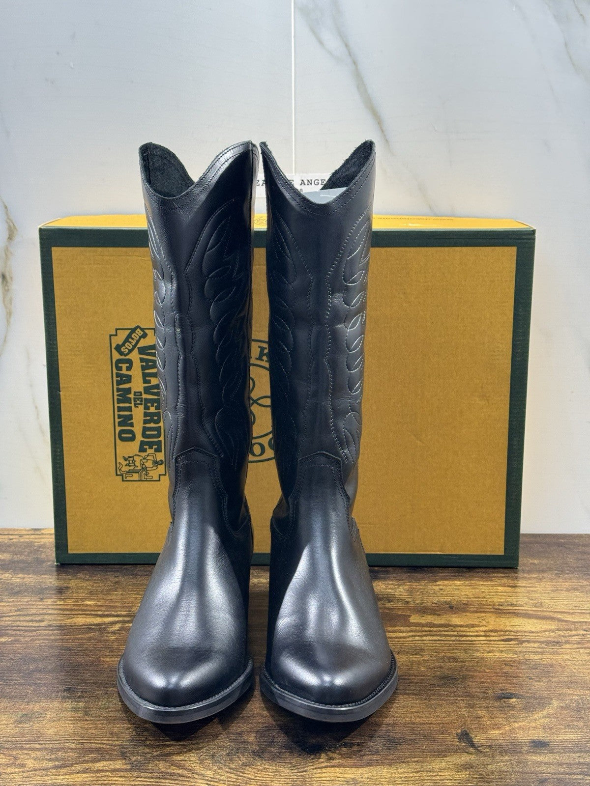 Dakota Boots Stivale Texano Donna Pelle Nero Top Quality 39