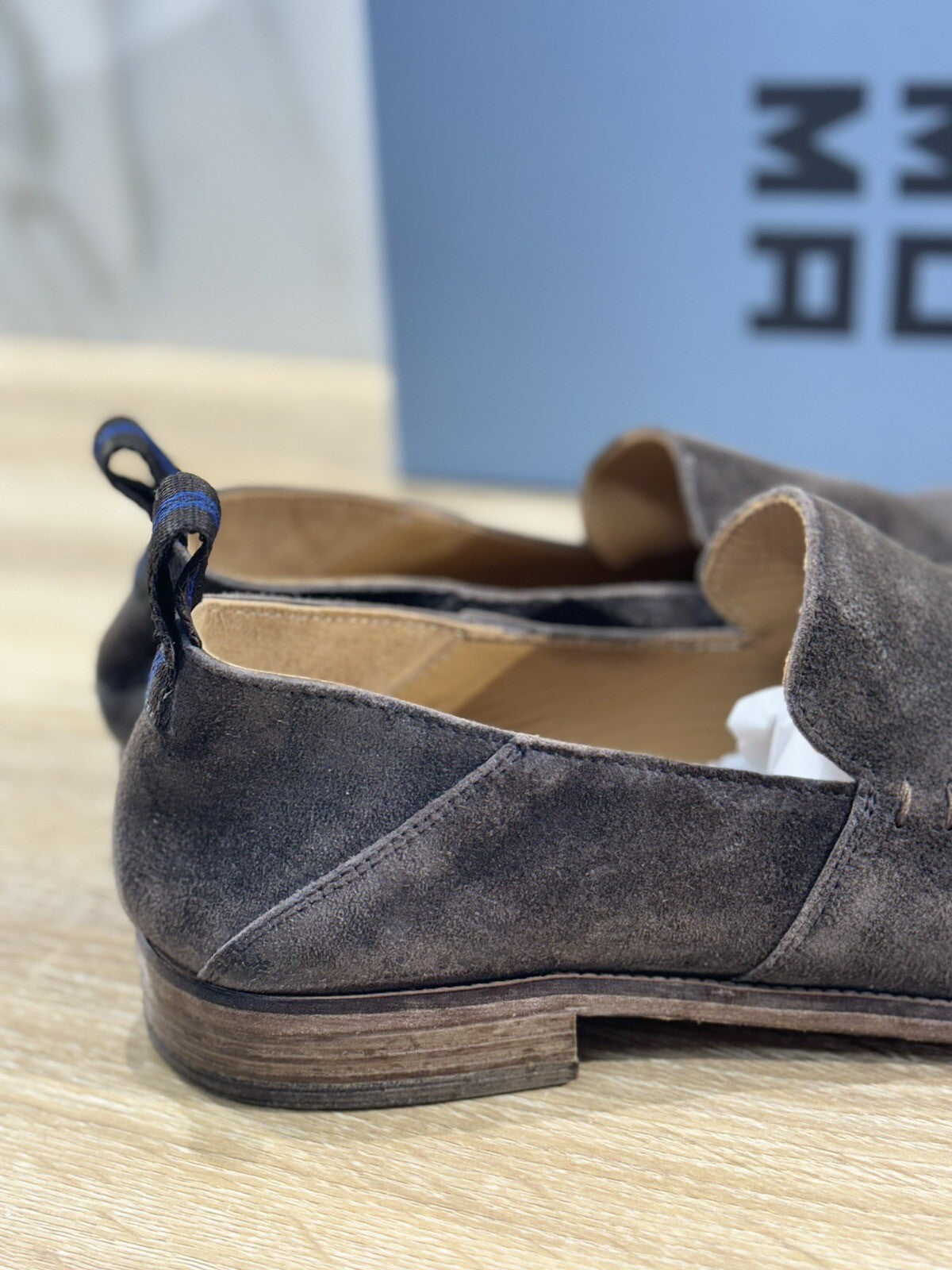 Moma Mocassino Uomo Crosta Testa Moro luxury moma men shoes 42