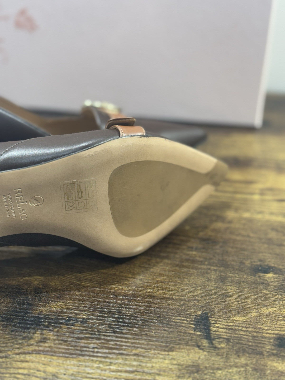 Relac Décolleté Pelle Moro Della Luxury Made In Italy Donna 39