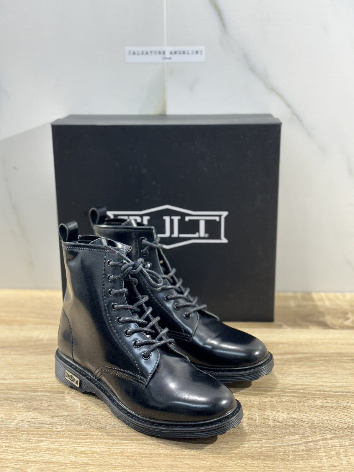 Cult Sabbath 420 Mid Brushed Pelle Nero Casual Cult Woman Boot 41