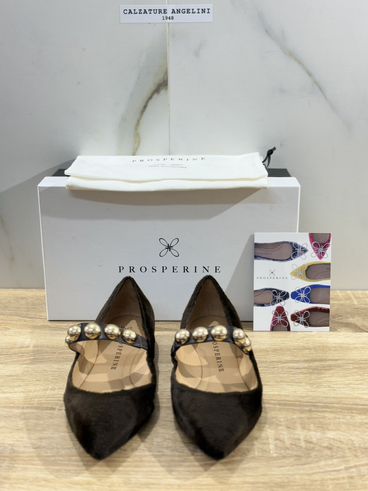 Prosperine Ballerina donna in Eco Fur Castoro luxury made in italy 37