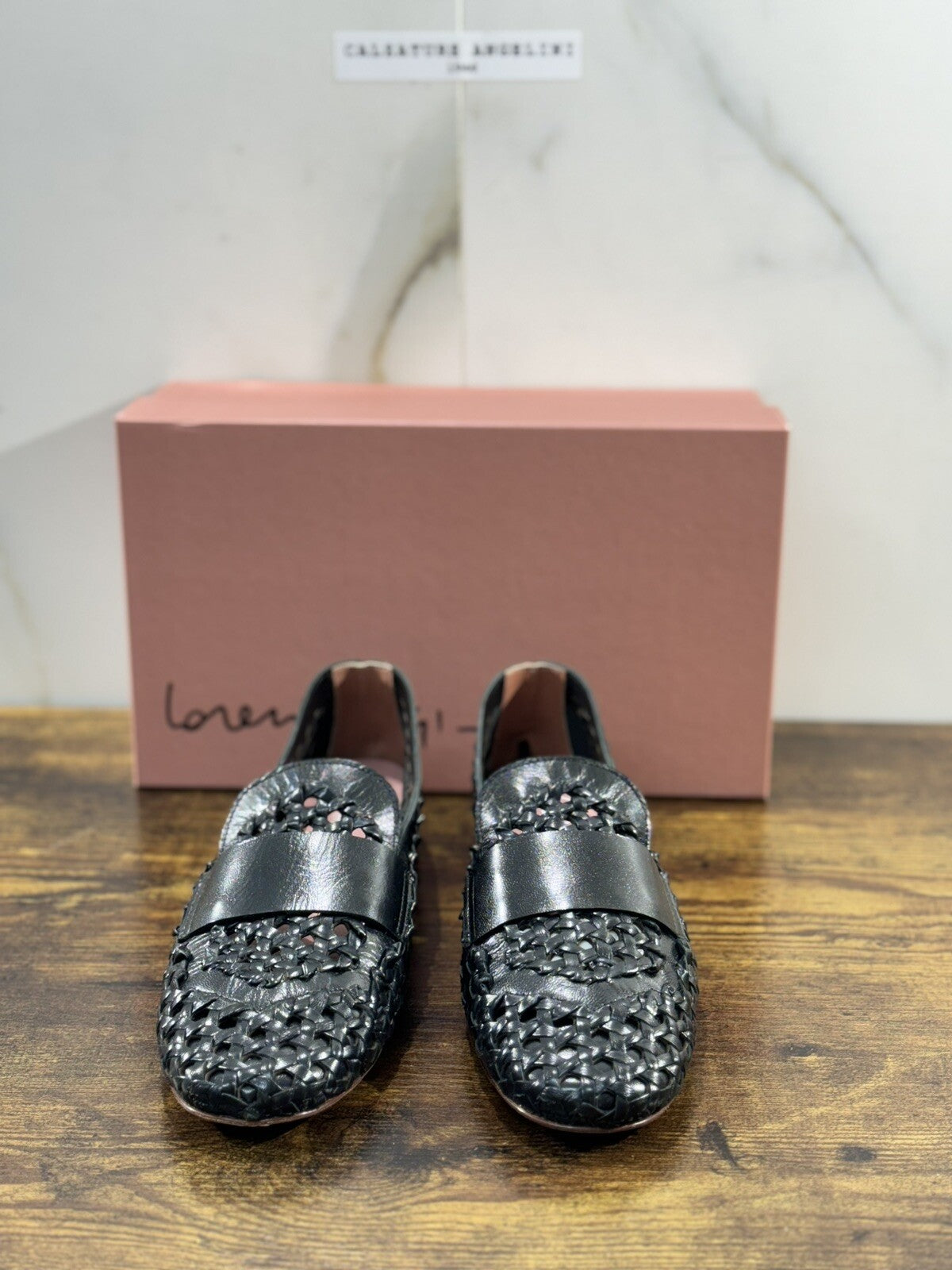 Lorena Paggi Mocassino Donna Nero Flexible Super Soft Made In Italy 40