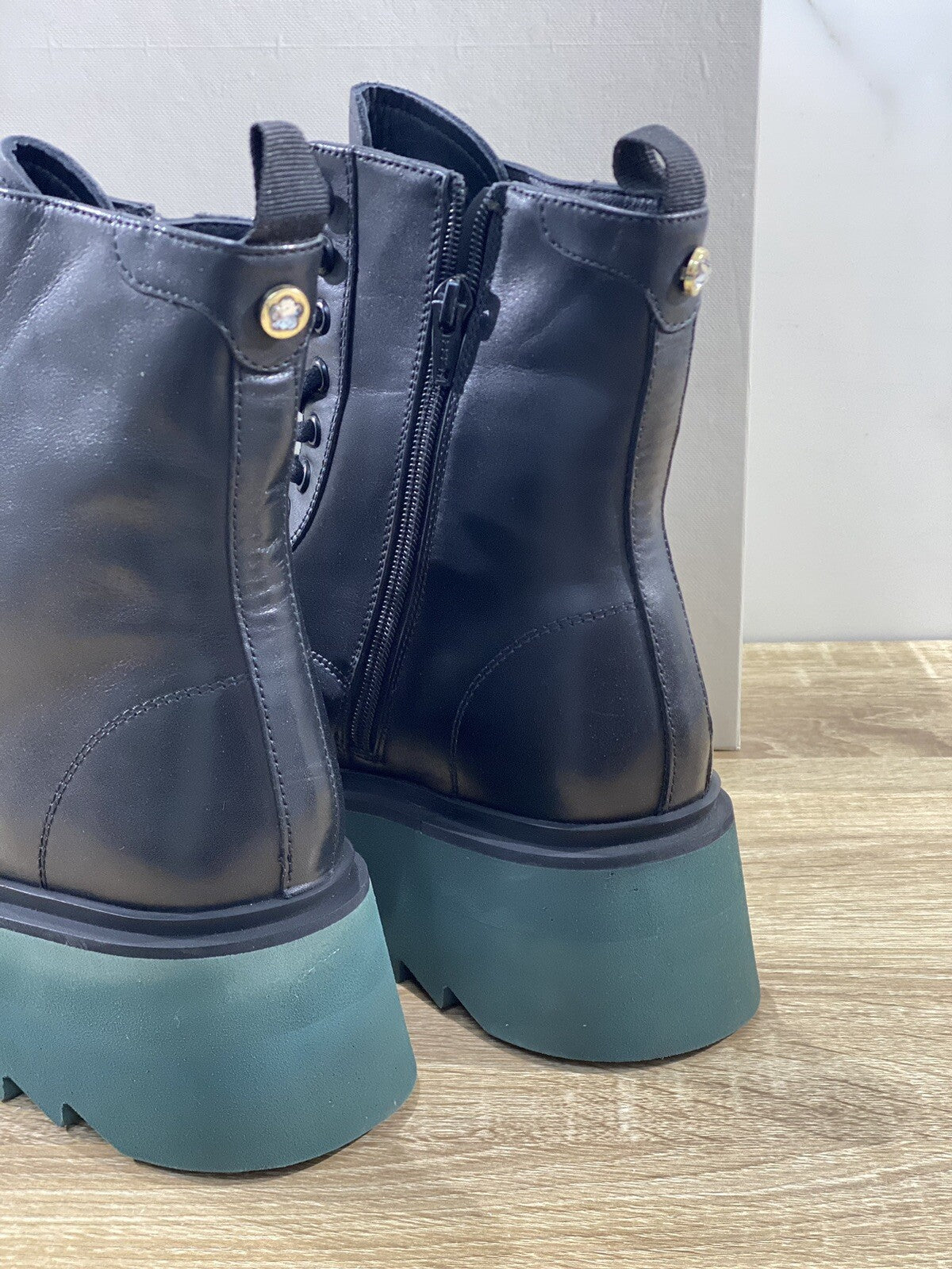 Apepazza Anfibio donna louise in pelle nera casual boot apepazza 38
