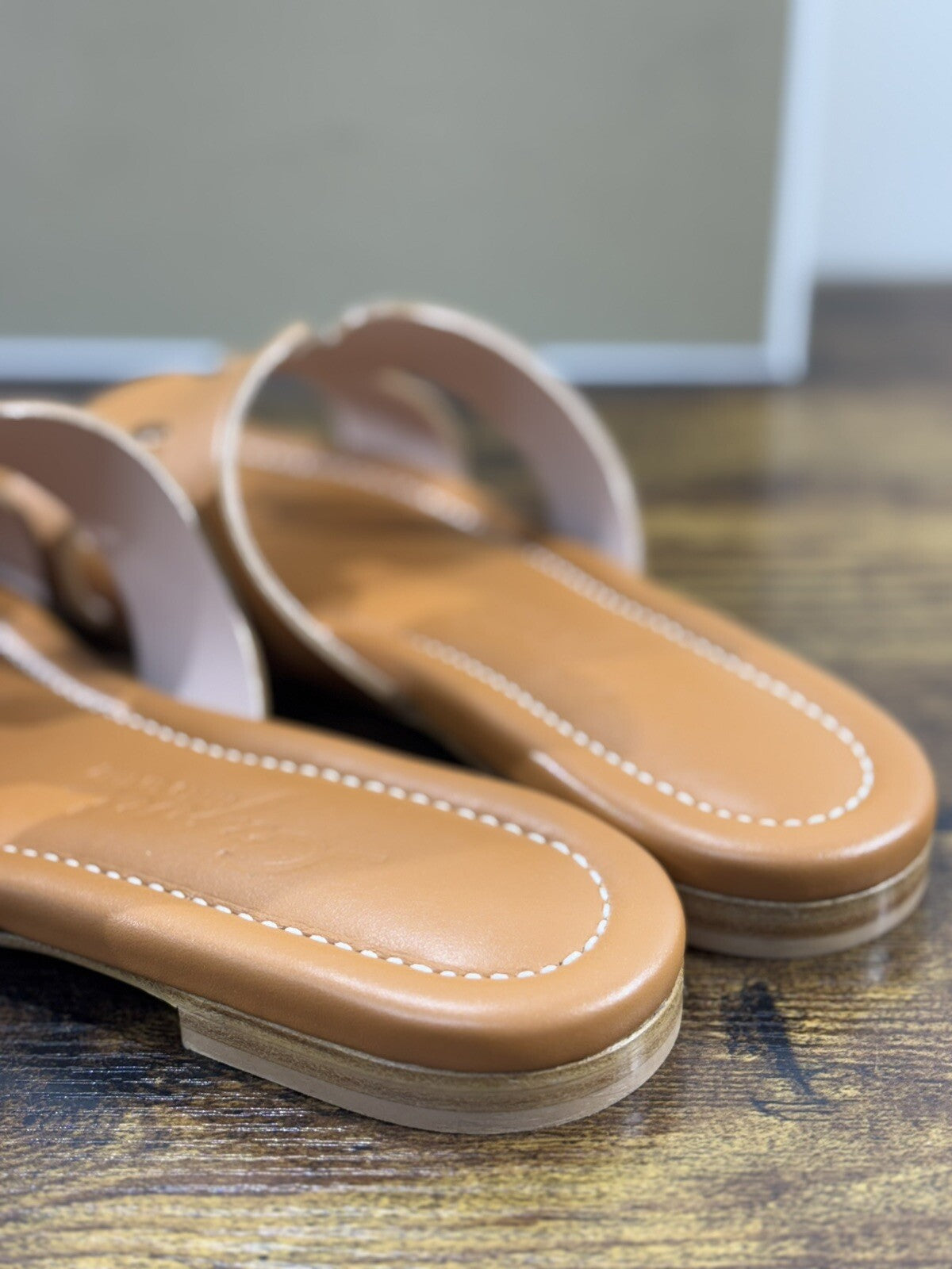 Capri Sandalo Donna In Pelle Cuoio Fatto A Mano In Italia Fondo Cuoio 40