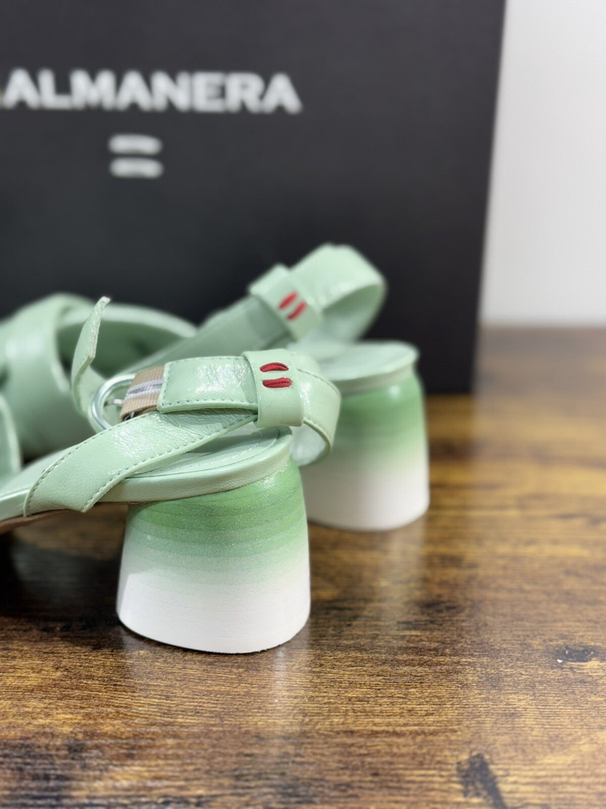 Halmanera Sandalo Donna Goss In Pelle Aloe Soft Luxury Shoes 40