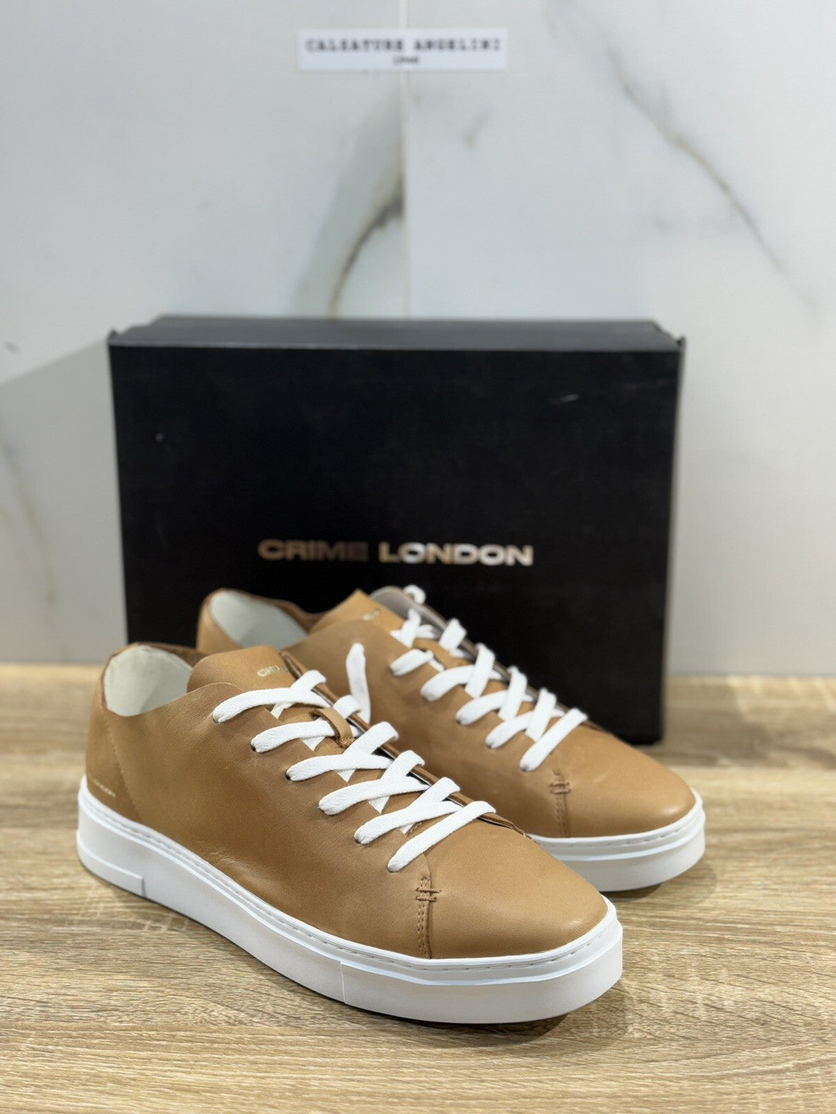 Crime London Sneaker Uomo Low Top Extra Light Pelle Casual Men Shoes 42