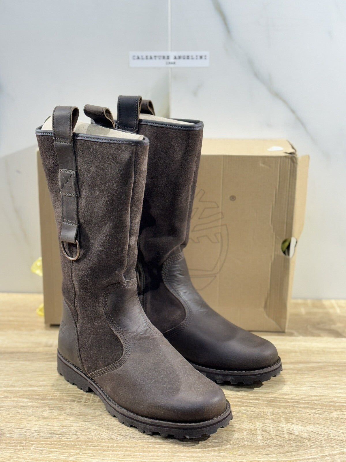 Timberland 6 Inch Pelle Junior Boot Pelle Timberland Icon Waterproof 38