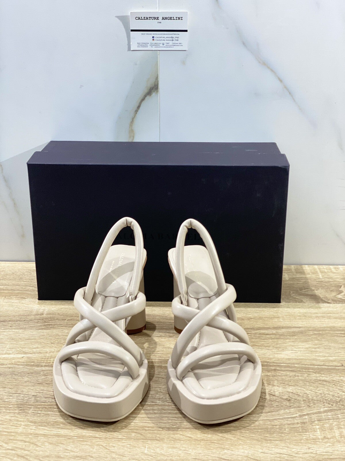 Paloma Barcelo’ sandalo donna Regina in pelle Sand 40