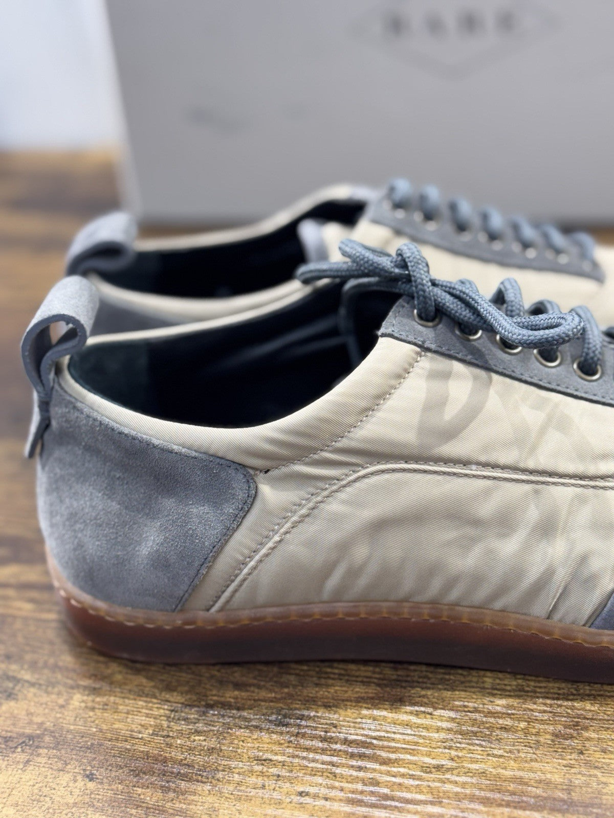 Rare Sneaker Uomo Suede Blu Fondo Ultra Flexible Top Quality 41