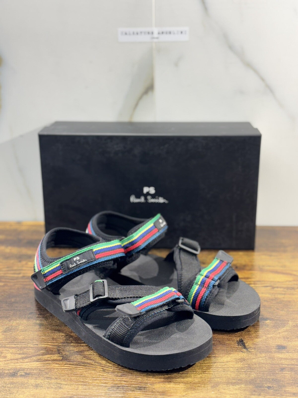 Paul Smith Sandalo Uomo Cycle Strap Colore Nero 43