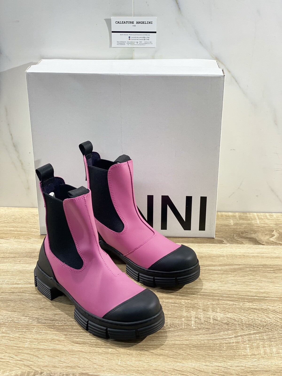 Gannì Combat Boot Donna S1553 Pink Gum Boot Woman 37