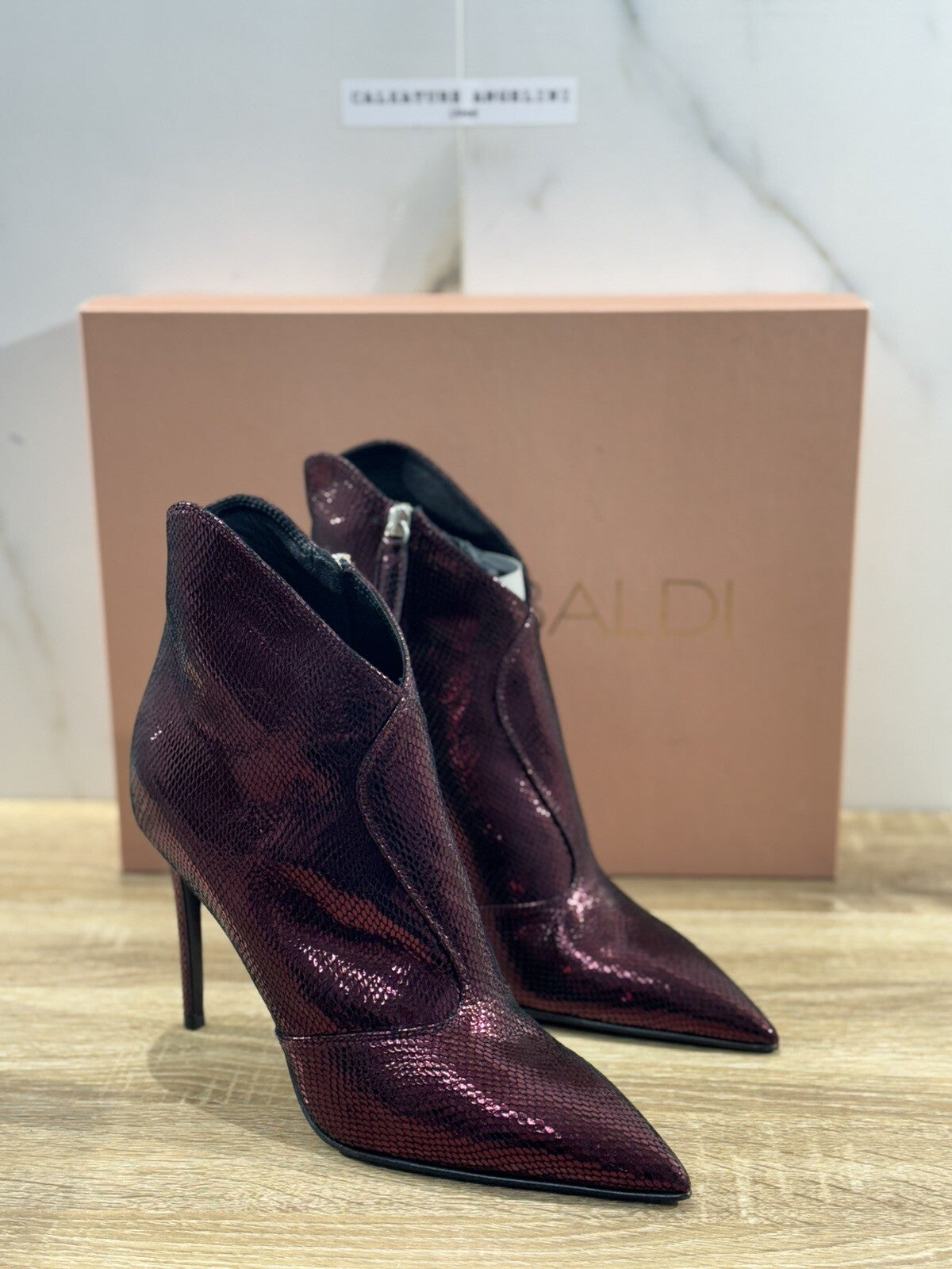 Lella Baldi Stivale Donna LT764 Pelle Melanzan Luxury Woman Boot Lella Baldi 40
