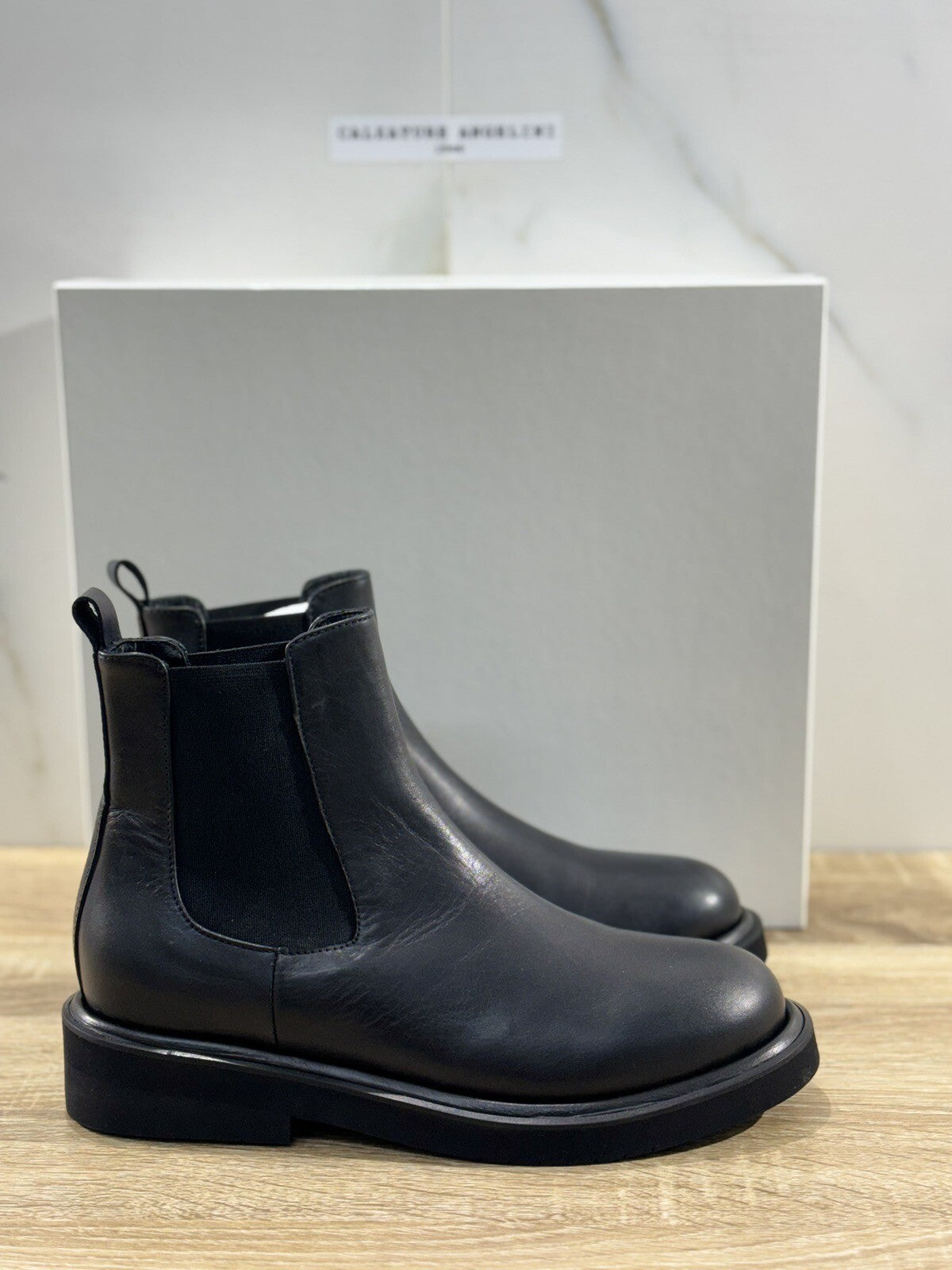 Animanera Venezia Chelsea Boot Donna Pelle Fango Extralight Made In Italy 39