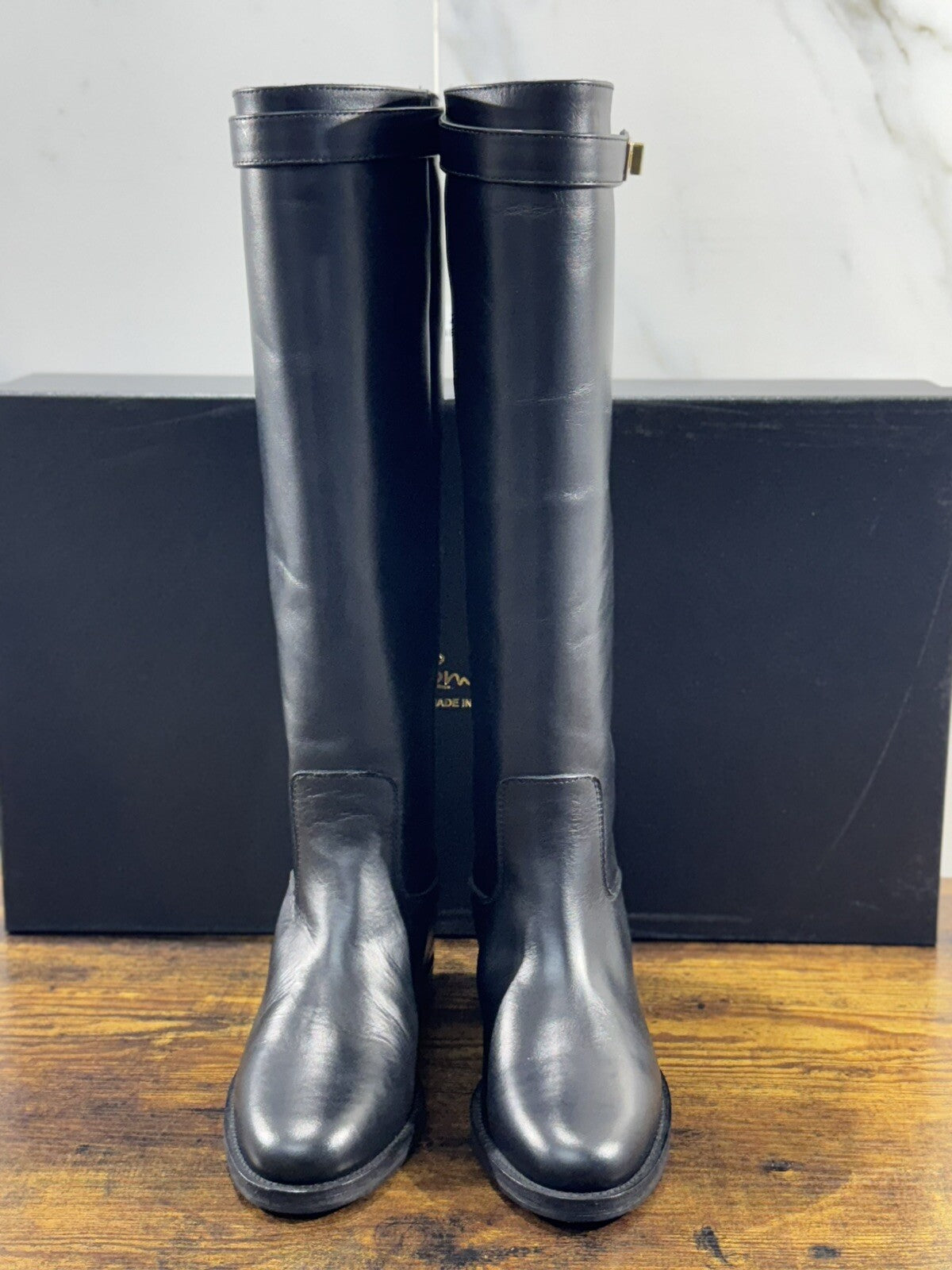 Via roma 15 stivale donna 3807 Pelle Nera luxury boot via roma 15 Icon 36